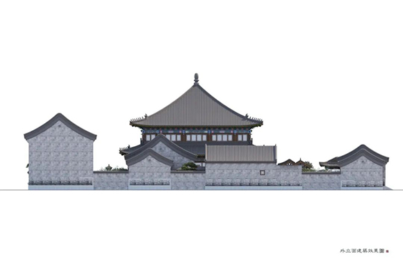 四合院設(shè)計效果圖