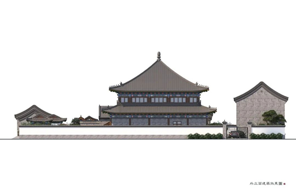 四合院設(shè)計效果圖