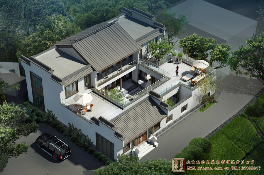 農(nóng)村仿古中式設(shè)計案例
