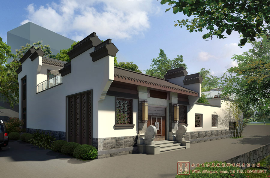 農(nóng)村仿古中式設(shè)計案例