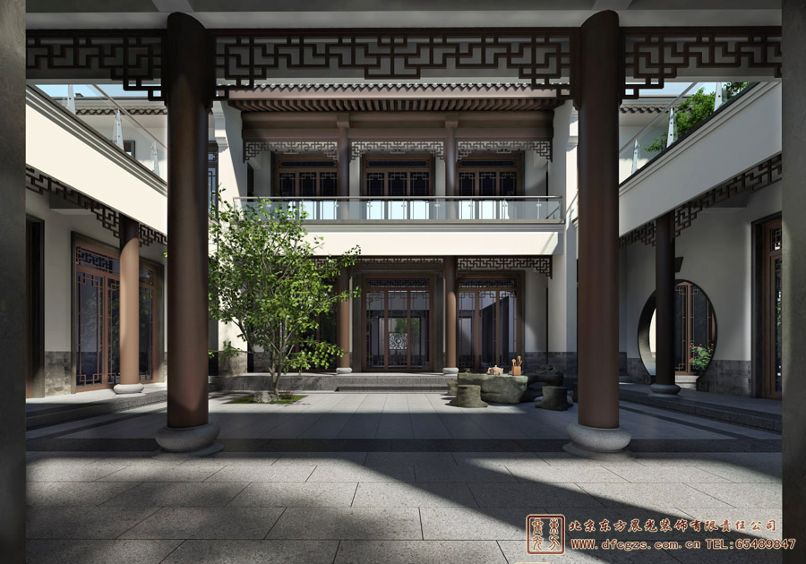 農(nóng)村仿古中式設(shè)計案例