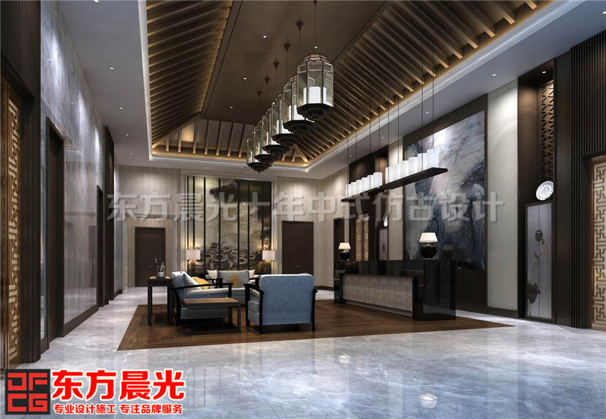多元化中式會(huì)所裝修
