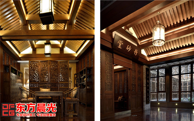 古典四合院會(huì)所中式裝修設(shè)計(jì)