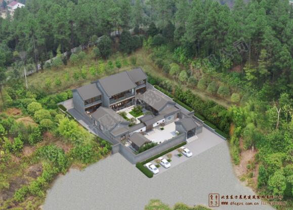 兩層四合院設(shè)計(jì)圖