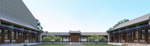 中式建筑效果圖
