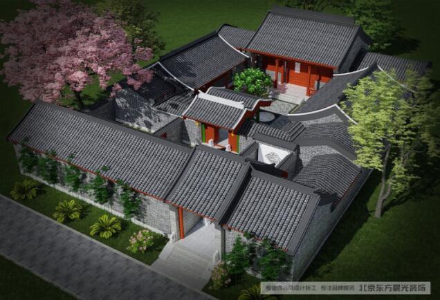 只要提到四合院,所有人想到的都是北京四合院,造成這樣印象的原因在于,四合院的結(jié)構(gòu)十分獨(dú)特,在中國傳統(tǒng)住宅建筑中具有典型性和代表性。所謂四合,“四”指東西南北四面,“合”即四面房屋圍在一起,形成一個“口”字形結(jié)構(gòu)。