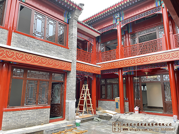 仿古三合院