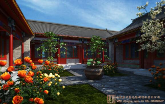 仿古四合院改造