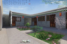 10萬(wàn)農(nóng)村四合院設(shè)計(jì)效果圖
